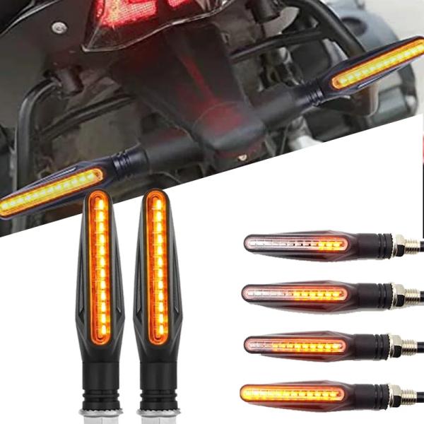 【並行輸入品】 12V LED ウィンカー バイク フラッシュ インジケータ― ライト ホンダ Ms...