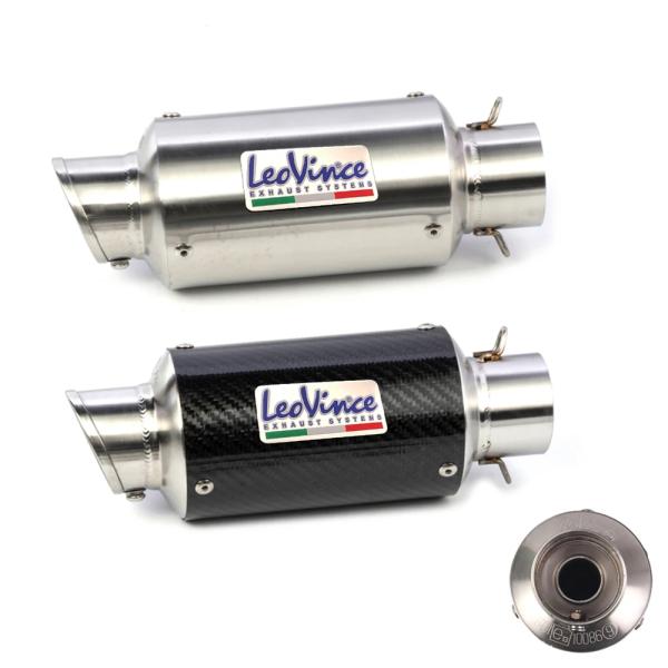 【並行輸入品】 汎用 バイク エキゾースト パイプ Sリップ-on 51mm カーボン マフラー エ...