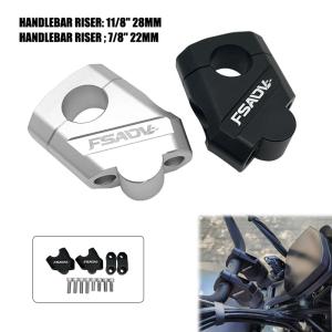 【並行輸入品】 ホンダ NC750X CB500X BMW R1200GS F850GS バイク汎用 28mm 1 1/8" 22mm 7/8" ハンドル バー ライザー マウント ハンドル クランプ カスタム パ