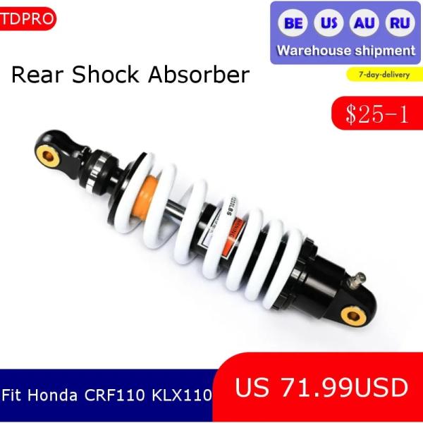 【並行輸入品】 285mm 11" 1200lb バイク リア ショック アブソーバー サスペンショ...