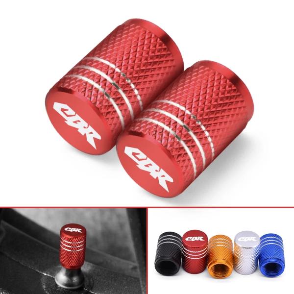 並行輸入品 バイク CNC アルミ ホイール タイヤ バルブ Stem キャップ ホンダ CBR 1...
