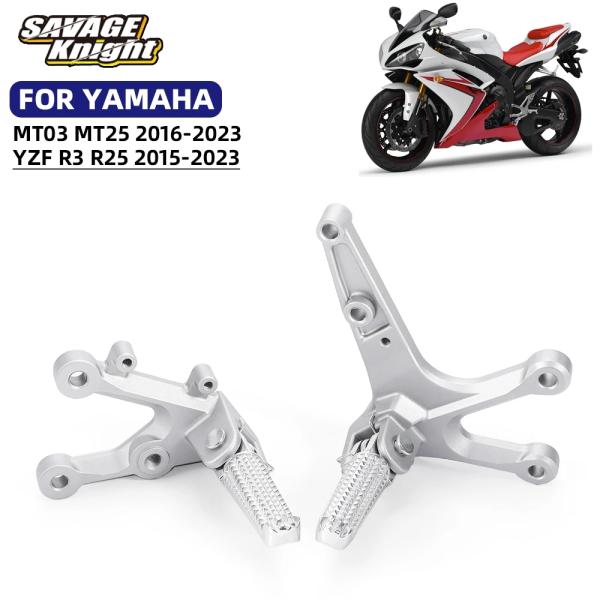 並行輸入品 フロント フット レスト フット ペグ ペダル ヤマハ MT03 MT25 YZF R3...