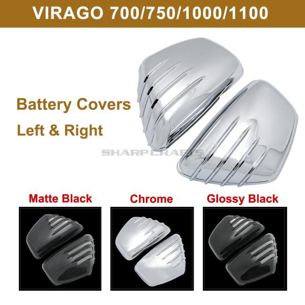 【並行輸入品】 2x Holロー ストライプ デザイン バイク フェアリング サイド バッテリー カ...