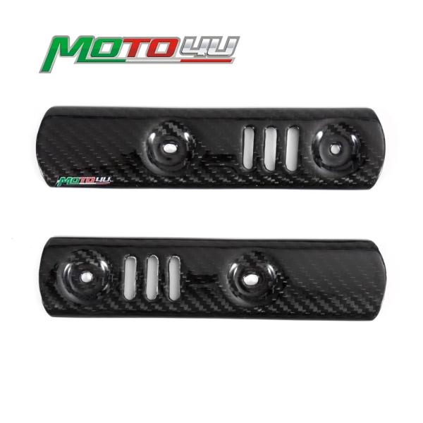 【並行輸入品】 本物 カーボン ラジエーター サイド カバー 左＆右 サイド パネル バイク ヤマハ...