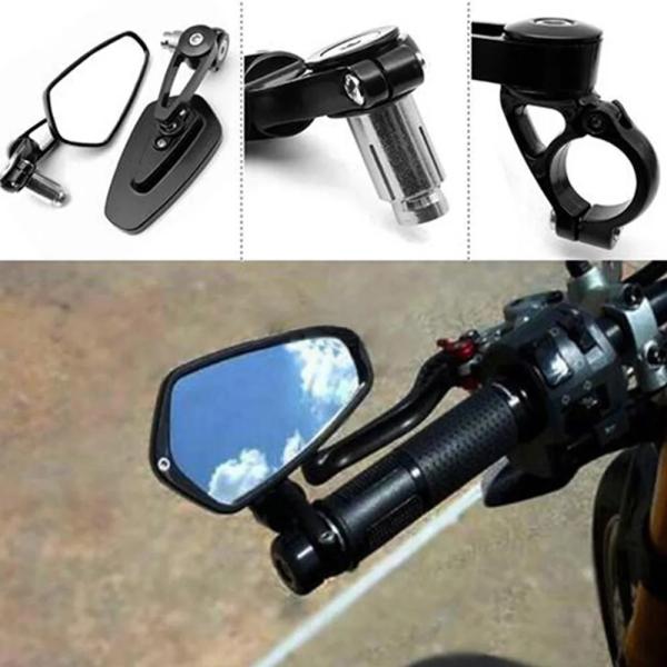 並行輸入品 バイク ミラー ハンドル バー ハンドル エンド サイド ミラー ヤマハ R6 R1 M...