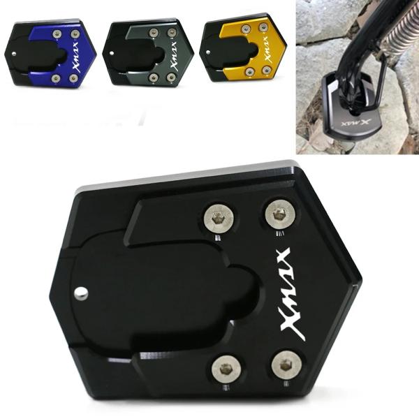 【並行輸入品】 CNC スタンド バイク フット サイド スタンド パッド プレート ヤマハ X-M...