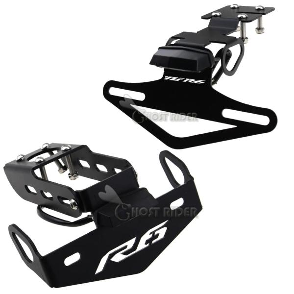 並行輸入品 プレート ホルダー LED ライト ヤマハ R6 2006年-2016年 YZF-R6 ...