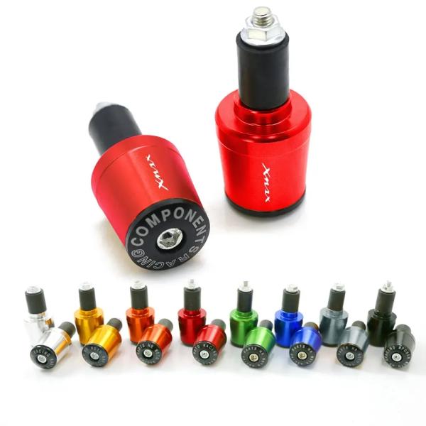 【並行輸入品】 バイク CNC 7/8"22MM ハンドル バー グリップ ハンドル キャップ エン...