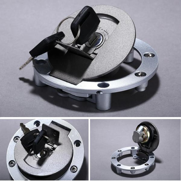 【並行輸入品】 バイク アルミ ガソリン ガソリン タンク キャップ カバー ロック キーs ヤマハ...