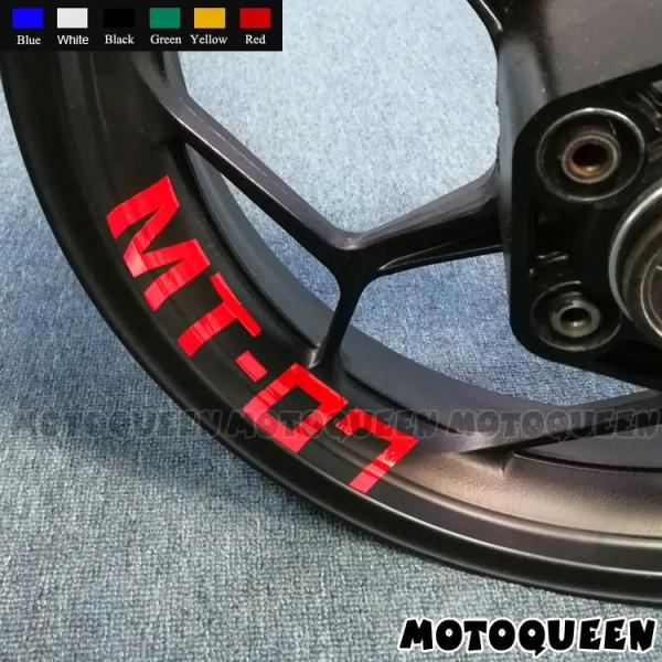 【並行輸入品】 8X カスタム バイク フロント リア Iner ホイールs リムs タイヤ デカー...