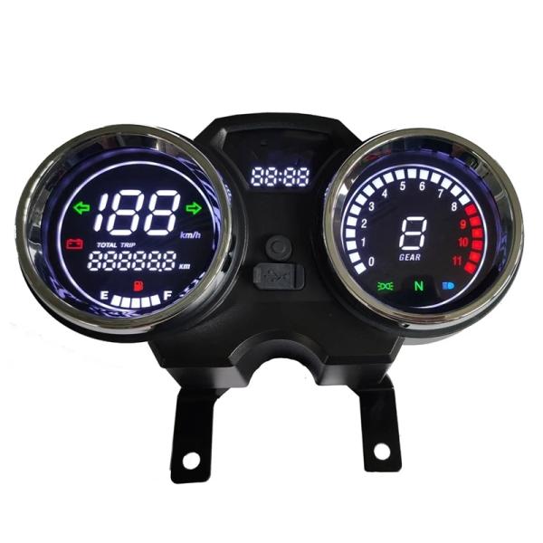 【並行輸入品】 バイク スピード メーター USB Charging メーター スズキ GN125-...