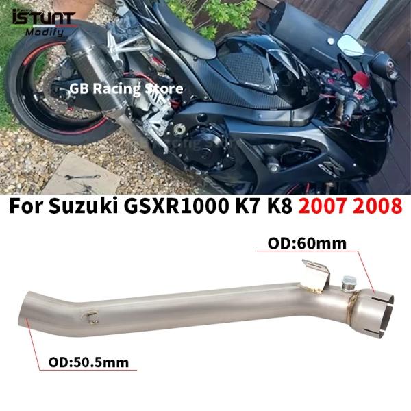 【並行輸入品】 バイク Exhaus マフラー ミドル チタン 金属 Connect パイプ スズキ...