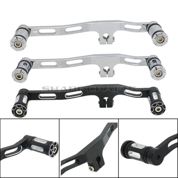 【並行輸入品】 バイク CNC 中間-コントロールs Heel Toe シフター レバー シフト ペ...