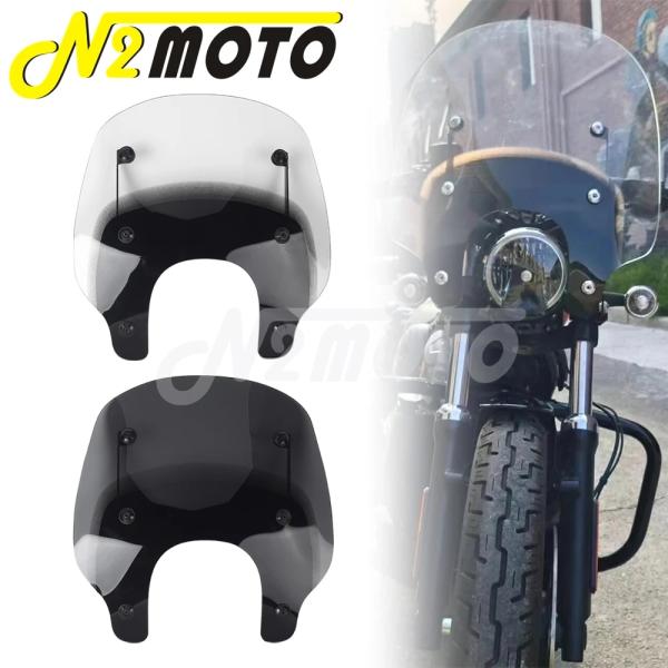 【並行輸入品】 バイク 風よけ 風防 ウインドシールド フロント ディフレクター モト 風防 スクリ...