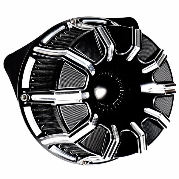 【並行輸入品】 Billet アルミ Big グリル ブラック エアー クリーナー ハーレー 200...