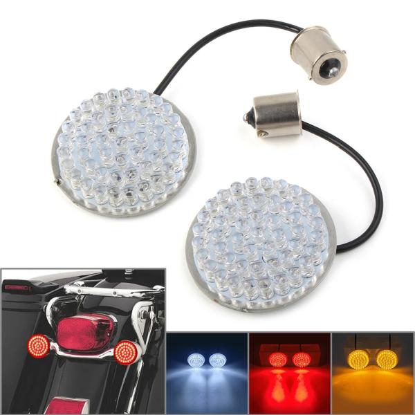 【並行輸入品】 2X バイク LED リア ウィンカー ウィンカー 1156 ハーレー-ダビットソン...