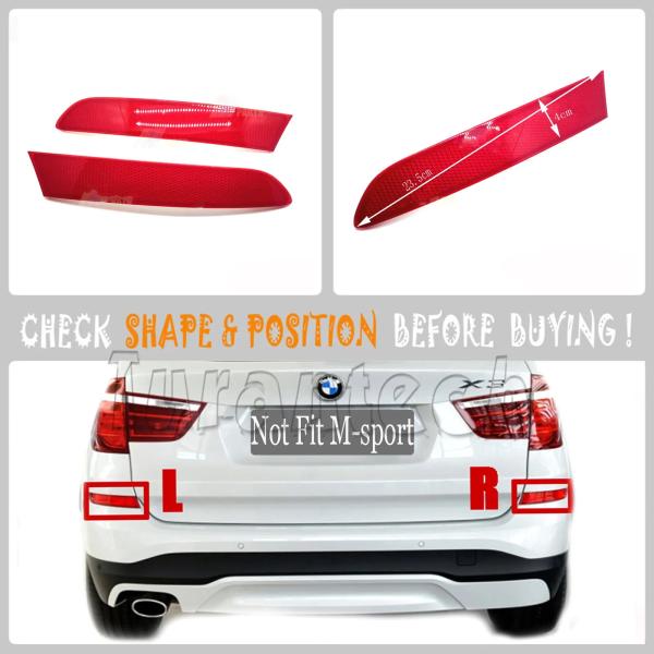 【並行輸入品】 リア リフレクター 15-17 BMW X3 F25 LCI 18d 18i 20d...