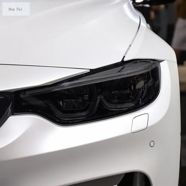 【並行輸入品】 ヘッドライト 保護 フィルム フロント スモーク ブラック TPU ステッカー BM...