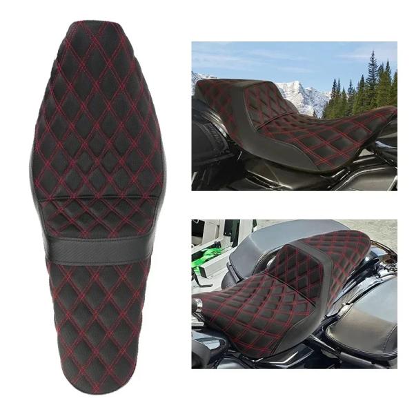 【並行輸入品】 バイク ドライブr リア シート Two-up シート クッション ハーレー ツーリ...