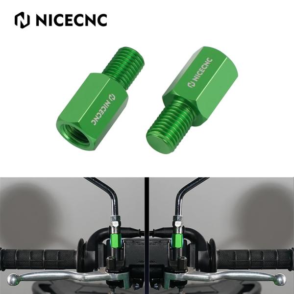 【並行輸入品】 M10x1.25 バイク ミラー ライザー アダプター カワサキ KLR 650 K...