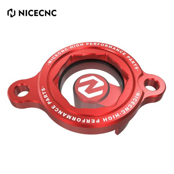 【並行輸入品】 NICECNC 透明 エンジン オイル フィルタ― カバー キャップ ホンダ CRF...