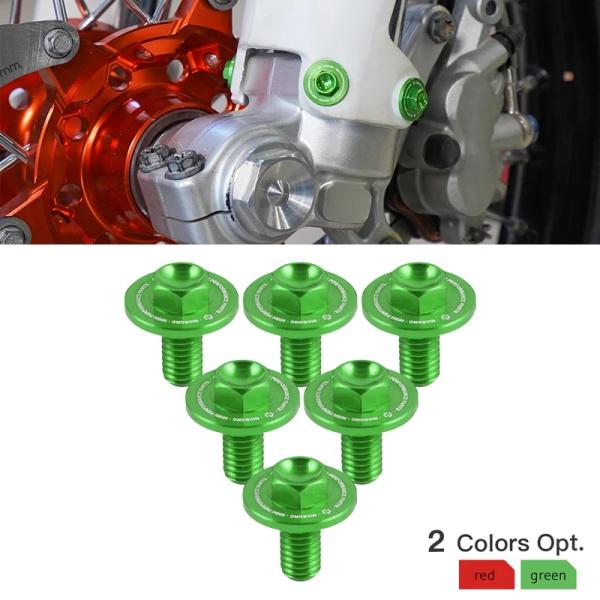 【並行輸入品】 NICECNC 6P フロント フォーク ガード Bolt スクリュー カワサキ K...