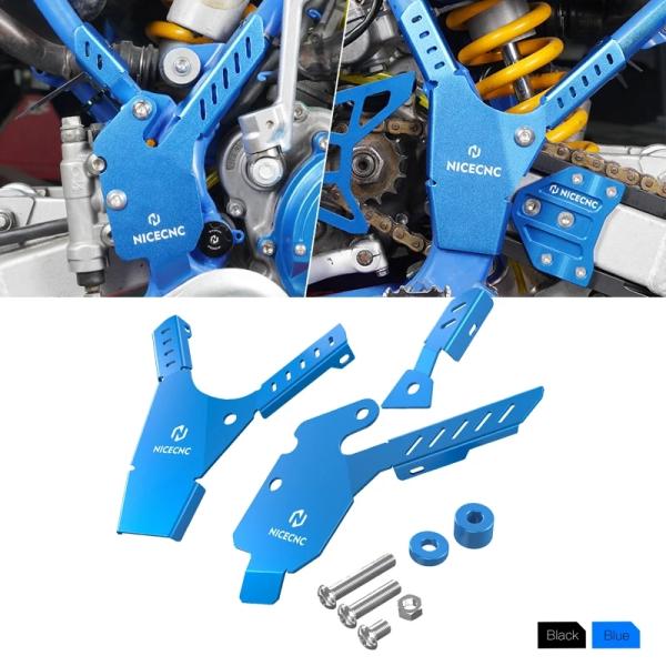 【並行輸入品】 NiceCNC YZ85 アルミ 左+右 サイド フレーム プロテクト ガード カバ...