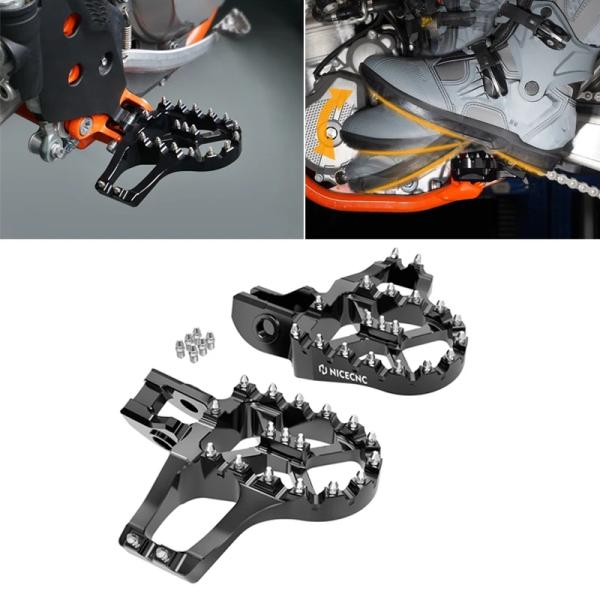 【並行輸入品】 NICECNC エアー EXT フット ペグ フット レスト ペダルs ハスクバーナ...