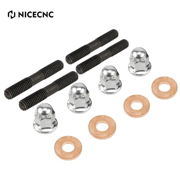 【並行輸入品】 NICECNC バイク シリンダー ヘッド Studs Washers Nut キッ...