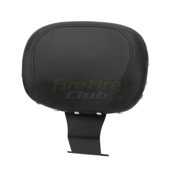 【並行輸入品】 バイク ブラック リア ドライブr バックレスト ライダー Sissy パッド レザ...