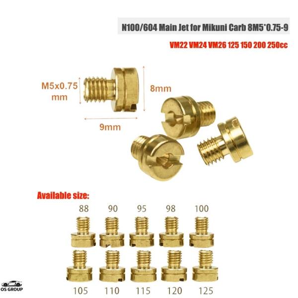 【並行輸入品】 キャブレター Nozzle Main Jet Mikuni VM22 VM24 VM...