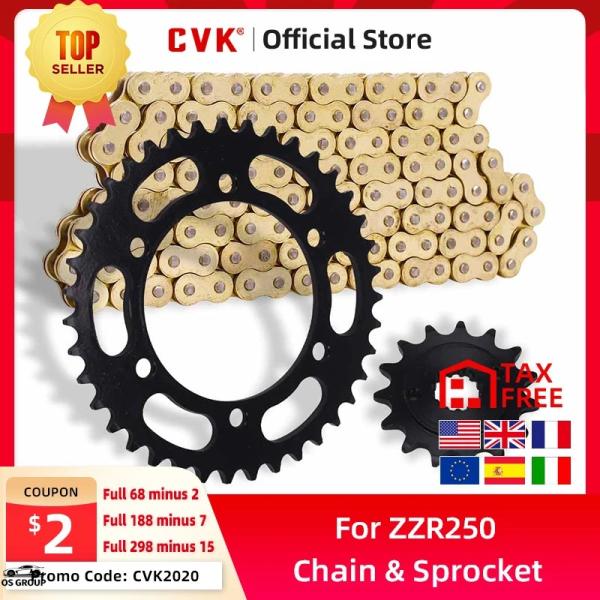 【並行輸入品】 CVK 1 セット フロント リア ギア スプロケット チェーン ＆ DID 520...