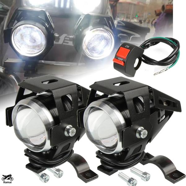 【並行輸入品】 12V バイク ヘッドライト スポット ヘッド ランプ フォグ ライト スポットライ...