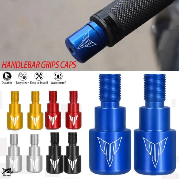 【並行輸入品】 MT07 MT09 ハンドル バー グリップ エンド キャップ ヤマハ MT-09 ...