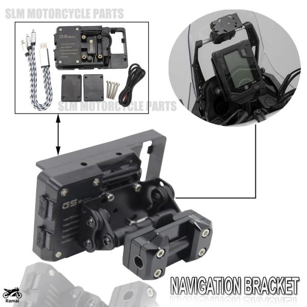 【並行輸入品】 10/12 mm スマホ ホルダー バイク GPS navigation ホルダー ...