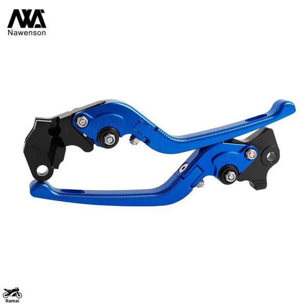 【並行輸入品】 ペアed CNC アルミ バイク ハンドル ブレーキ レバー 調整可 クラッチ レバ...