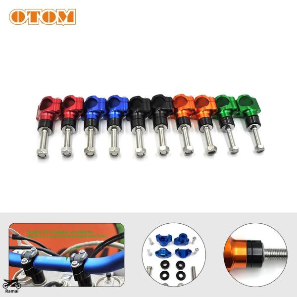【並行輸入品】 OTOM バイク 1 1/8" 28MM ハンドル バー ライザーs マウント クラ...