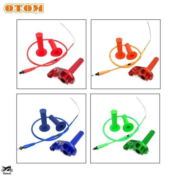 【並行輸入品】 OTOM バイク グリップ 7/8" 22mm ハンド グリップ Throttle ...
