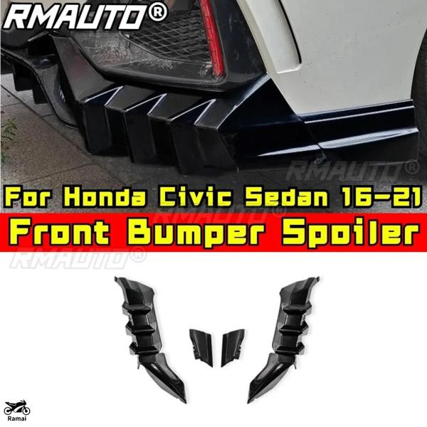 【並行輸入品】 シビック フロント バンパー リップ デュフューザー バンパー ガード キット ホン...