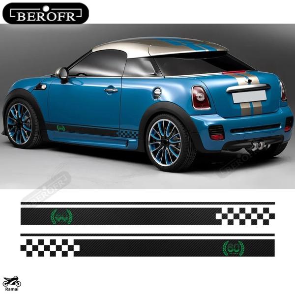 【並行輸入品】 2P Checkeレッド Flag 60 s ドア サイド スカート ストライプs ...