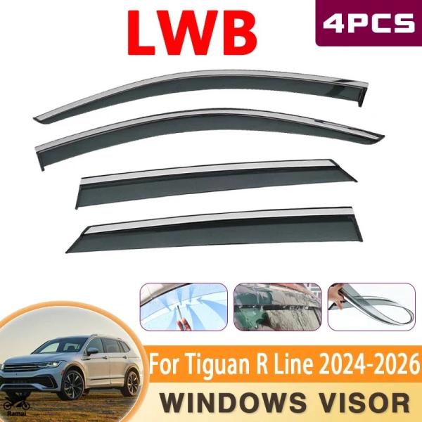【並行輸入品】 ウィンドウ バイザー フォルクスワーゲン VW ティグアン MK3 R-ライン 20...