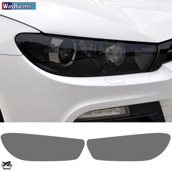 【並行輸入品】 ヘッドライト 保護 フィルム フロント ライト 透明 スモーク ブラック TPU ス...