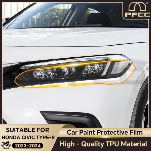 【並行輸入品】 ヘッドライト フィルム ホンダ シビック タイプ R アール 2023 2024 P...