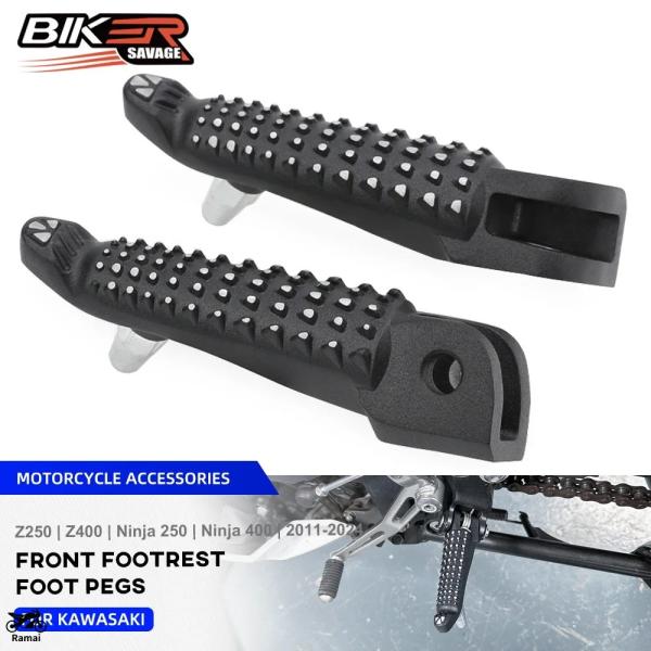 【並行輸入品】 フット レスト フット ペグ カワサキ ニンジャ 250 400 ZX-4R ZX-...