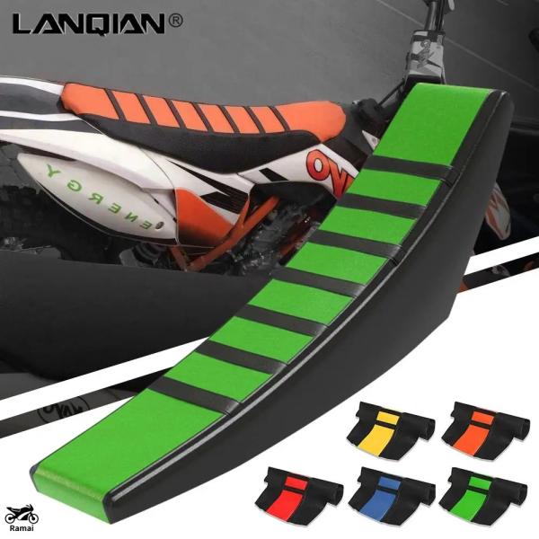 【並行輸入品】 バイク Ribbed ゴム 人工　レザー グリッパー シート カバー カワサキ KD...