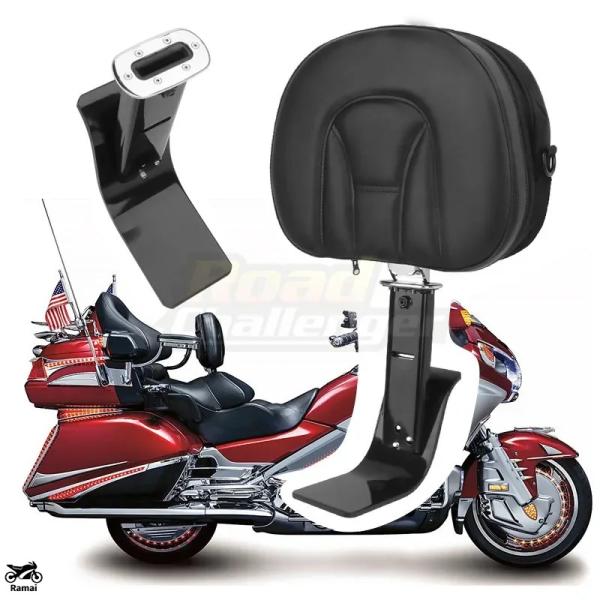 【並行輸入品】 調整可 バイク フロント プラグ In ドライブr バックレスト Sissy クッシ...