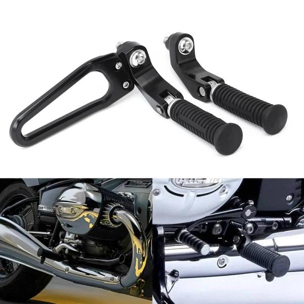 【並行輸入品】 1 ペア CNC アルミ バイク ペグ ペダルs リア フット レスト フットペグ ...