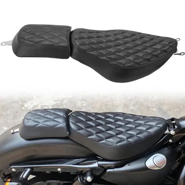 【並行輸入品】 バイク フロント ドライブr ソロ シート リア パッド シート クッションs ハー...