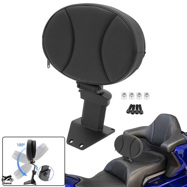 【並行輸入品】 調整可 Detachable バックレスト バイク フロント ドライブr ライダー ...