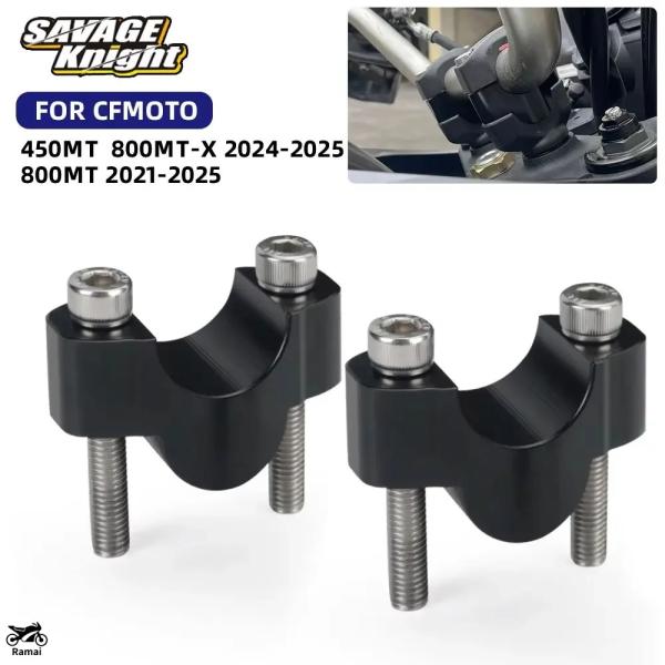 【並行輸入品】 2024 MT450 28mm ハンドル バー ライザー CFモト 450MT 80...